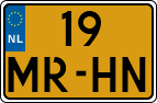 License plate of the Netherlands, Motorcycles