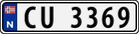License plate of Norway, Trailers, motorcycles, special vehicles