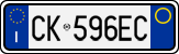 License plate of Italy, Cars (1994 year series)