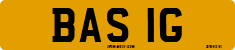 License plate of the United Kingdom, 1963 year system