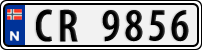 License plate of Norway, Trailers, motorcycles, special vehicles