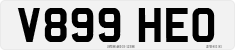 License plate of the United Kingdom, 1983 year system