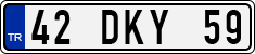 License plate of Turkey, Regular plates