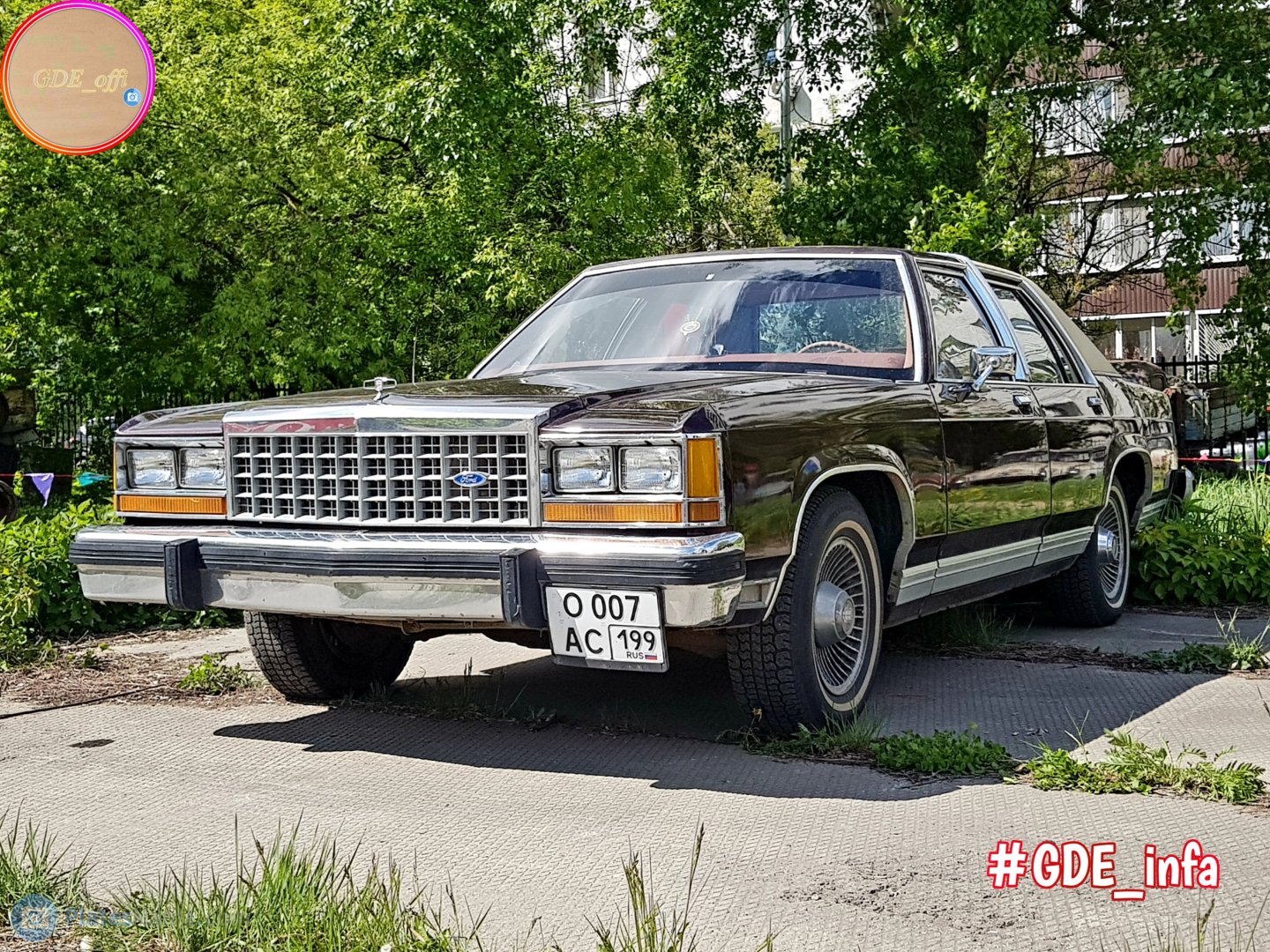 о 007 ас 199, Ford Crown Victoria LTD 4-door Sedan (54K), 1979–1991