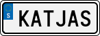 License plate of Sweden, Vanity Plates