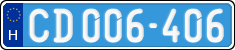 license plates of Hungary, Diplomatic