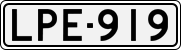 License plate of Finland, Cars
