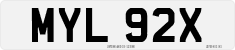 License plate of the United Kingdom, 1963 year system