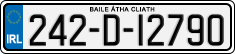 License plate of Ireland, Regular plates