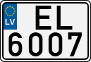 License plate of Latvia, Regular car plates
