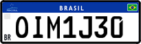 License plate of Brazil, Private owners (Mercosul)