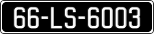 License plate of Ireland, Regular plates