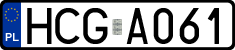 License plates of Poland, Authorities