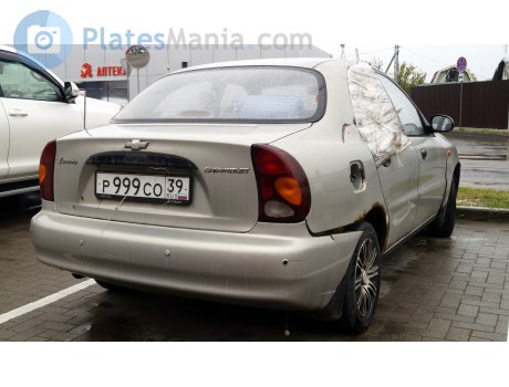 р999со39, Chevrolet Lanos