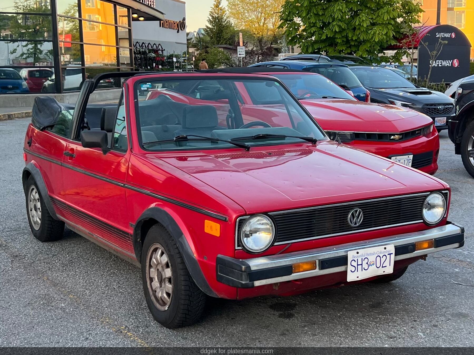 SH3-02T, Volkswagen Rabbit 1st gen Convertible (17; NA-market), 1980–1984