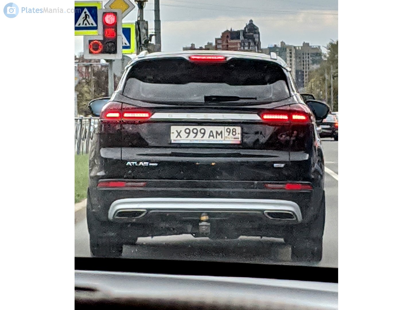 х 999 ам 98, Geely Atlas 1st gen Pro (NL-3B; CIS-market), facelift, 2021–2024