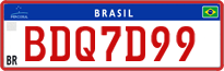 License plate of Brazil, Commercial vehicles (Mercosul)