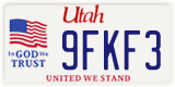 Utah, Specialty plates (1ABC2)