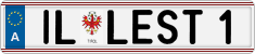 License plate of Austria, Vanity Plates