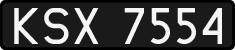 License plates of Poland, 1976 year system