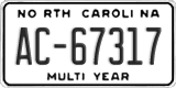 North Carolina, Multi Year (AB-12345)