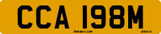 License plate of the United Kingdom, 1963 year system