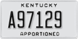 Kentucky, Apportioned (A12345)