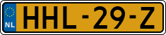 License plate of the Netherlands, Cars
