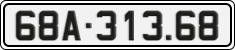 License plate of Vietnam, Cars