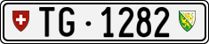 License plate of Switzerland, Cars