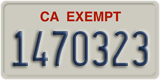 California, Exempt (1234567)
