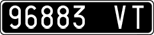 License plate of Italy, Cars (1927 year series)