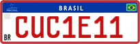 License plate of Brazil, Commercial vehicles (Mercosul)