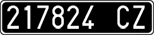 License plate of Italy, Cars (1927 year series)