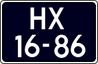 License plate of the Netherlands, Cars