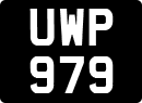 License plate of the United Kingdom, 1932 year system