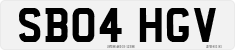 License plate of the United Kingdom, 2001 year system