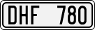 License plate of Sweden, Regular plates