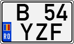 License plate of Romania, Regular plates