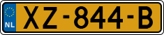License plate of the Netherlands, Cars