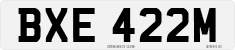 License plate of the United Kingdom, 1963 year system
