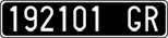 License plate of Italy, Cars (1927 year series)