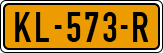 License plate of the Netherlands, Cars