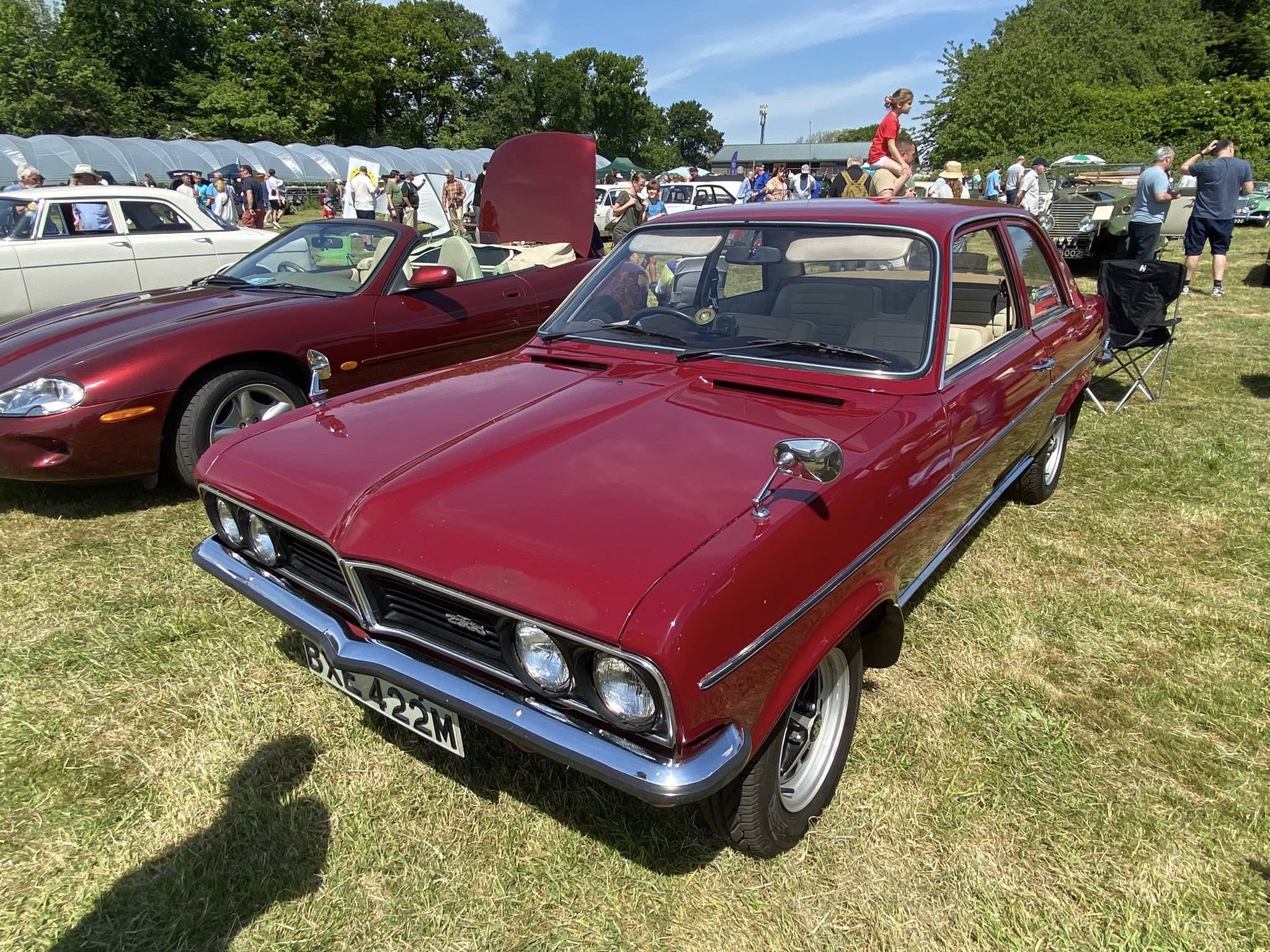 BXE422M, Vauxhall Magnum 1st gen 4-door Sedan, 1973—1978