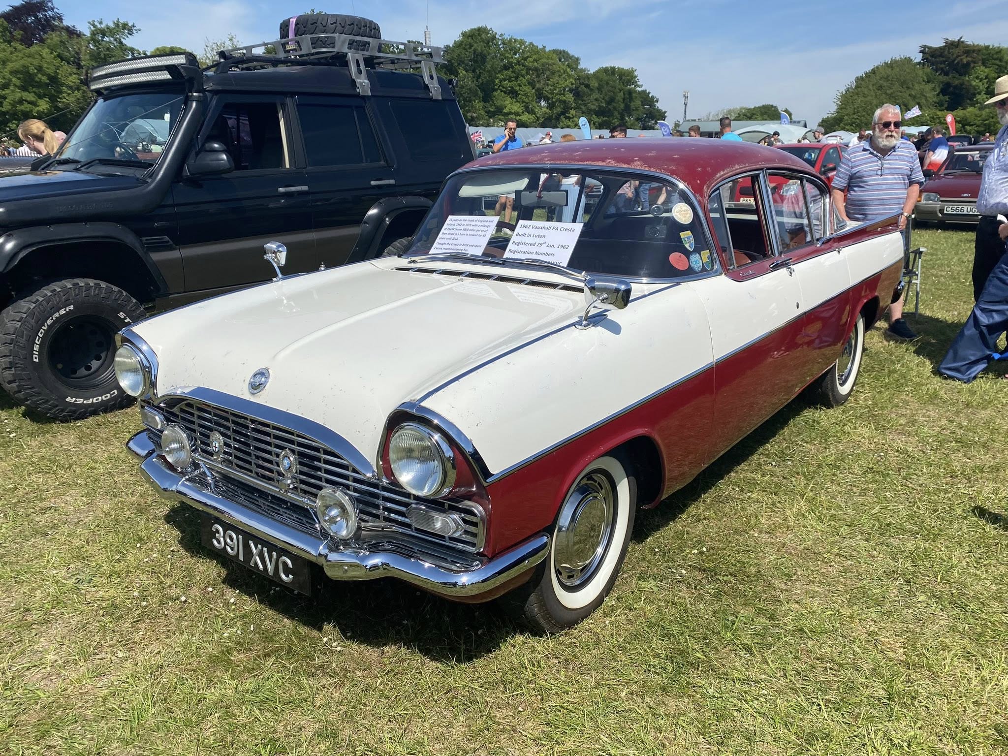 391XVC, Vauxhall Cresta 2nd gen Saloon (PA), 1957–1962