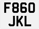 License plate of the United Kingdom, 1983 year system