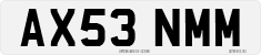 License plate of the United Kingdom, 2001 year system