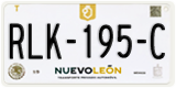 Nuevo León, Cars (AAA-000-A)