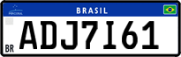 License plate of Brazil, Private owners (Mercosul)