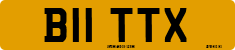 License plate of the United Kingdom, 1983 year system